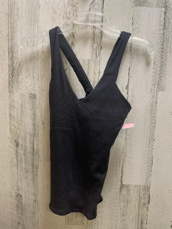 Black Athletic Tank Top Alo, Size S