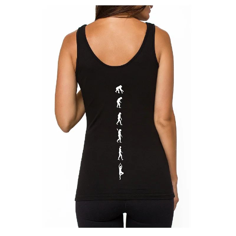 Black Yoga Evolution Tank Top