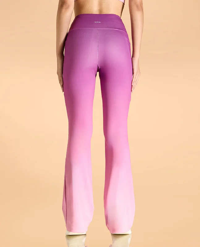 High-Rise Ombre Flare Pants in Second SKN