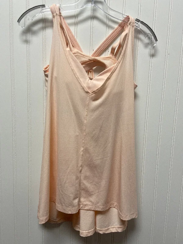 Peach Athletic Tank Top Lululemon, Size S