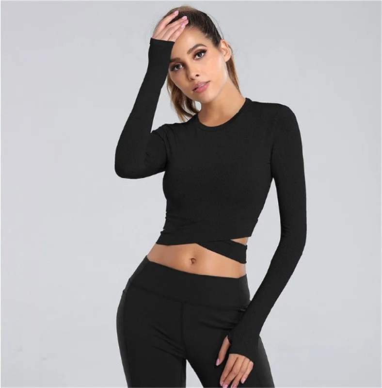 Crisscross Yoga Crop Top