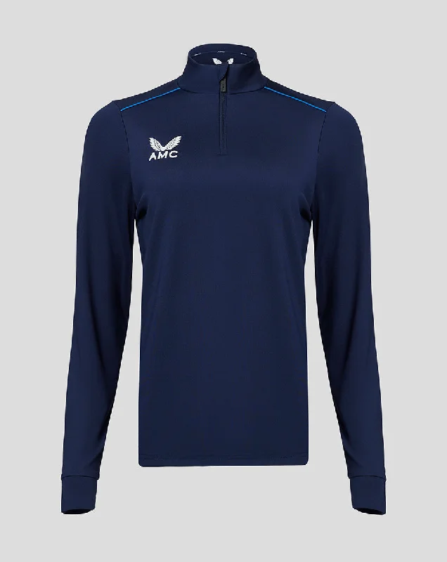 Women's Navy/Blue AMC 1/4 Zip Top