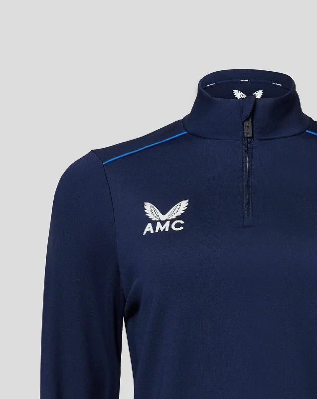 Women's Navy/Blue AMC 1/4 Zip Top