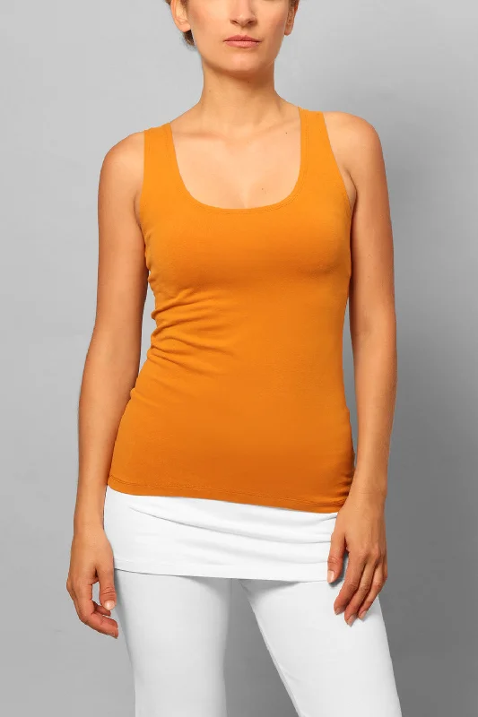 Sohang yoga top - Saffron