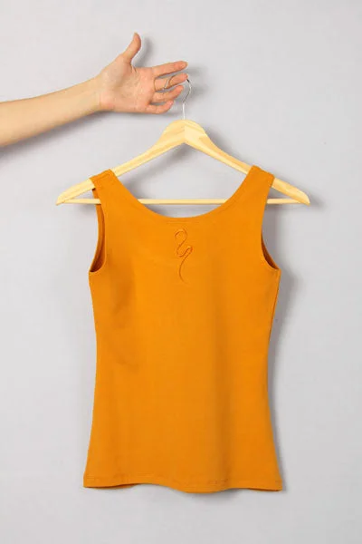 Sohang yoga top - Saffron