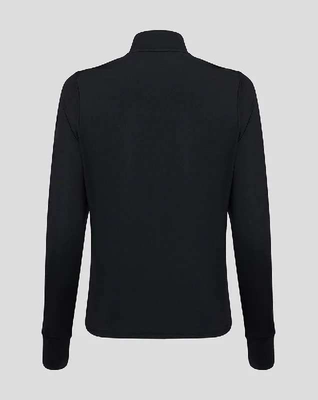 Women's Black AMC 1/4 Zip Top