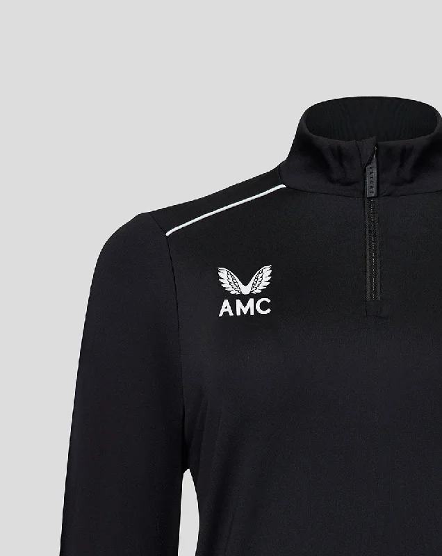 Women's Black AMC 1/4 Zip Top